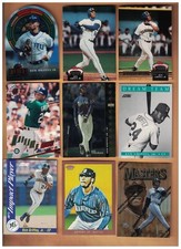 KEN GRIFFEY JR 1996 HOJA ESTUDIO VITRAL INSERTO SP Y OTROS MARINEROS segunda mano  Embacar hacia Mexico