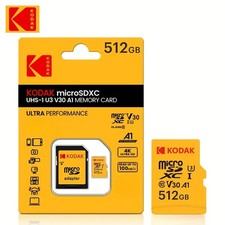 KODAK Micro SD Karte 256GB 512GB Klasse 10 U3 4K High-Speed Speicherkarte 🇩🇪 comprar usado  Enviando para Brazil