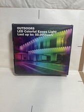 Luzes de LED externas beirais 300 pés RGB perminante controle remoto à prova d'água, usado comprar usado  Enviando para Brazil