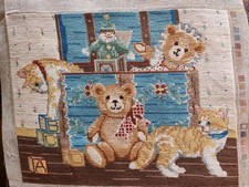 Completed needlepoint kitty for sale  Piscataway