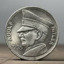Moedas estrangeiras raras vintage banhadas a prata oceano 1935 alemãs 5 marcas podem soprar, usado comprar usado  Enviando para Brazil