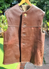 Military leather jerkin for sale  BOURNEMOUTH