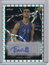 2024-25 TOPPS FINEST NIKOLA TOPIC NOVATO/RC AUTOMÁTICO #ESNT *ELETRIZANTE GEOMÉTRICA comprar usado 2024-25 TOPPS FINEST NIKOLA TOPIC NOVATO/RC AUTOMÁTICO #ESNT *ELETRIZANTE GEOMÉTRICA comprar usado  Enviando para Brazil
