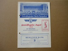 Berlin flugplan 1953 gebraucht kaufen  Berlin
