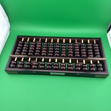 Antigo original chinês madeira vermelha contagem aritmética 15x7 ABACUS / LOGOTIPO 245 comprar usado  Enviando para Brazil
