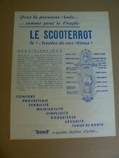 Prospectus scooter terrot d'occasion  Saint-Romain-de-Colbosc