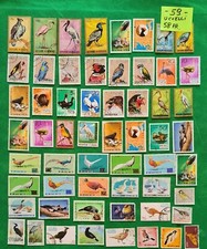 Francobolli uccelli 156 usato  Monte Urano