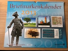 Briefmarkenkalender 2013 deuts gebraucht kaufen  Fehmarn