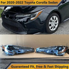 Conjunto de faróis de LED para 2020 2021 2022 Toyota Corolla LE Sedan esquerda direita 2p comprar usado  Enviando para Brazil