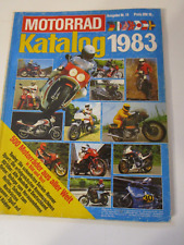 Motorrad katalog 1983 gebraucht kaufen  Hünfelden