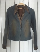 Veste jean cuir d'occasion  Bordeaux-