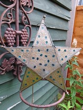 Vintage metal star for sale  BEXLEY