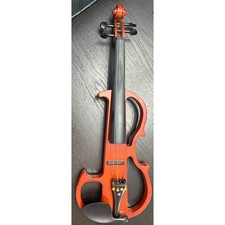 Kit de violino elétrico silencioso Vangoa 4/4 tamanho completo com estojo, arco e acessórios comprar usado  Enviando para Brazil