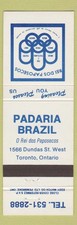Capa Matchbook - Padaria Brasil Toronto ON comprar usado Capa Matchbook - Padaria Brasil Toronto ON comprar usado  Enviando para Brazil