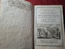 Libro antico. memorie usato  Napoli