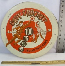 JOGO DE DARDOS INDIANOS DAVY CROCKETT ALVOS DE BRINQUEDO DE LATA X2 comprar usado  Enviando para Brazil
