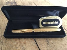 Gold plated waterman for sale  PURLEY