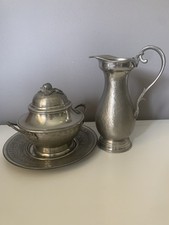 Set oggettistica peltro usato  Vertemate con Minoprio