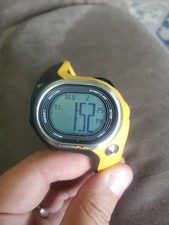 Relógio de pulso masculino esportivo Nike Triax Fury preto amarelo borracha digital Y2K, usado comprar usado  Enviando para Brazil