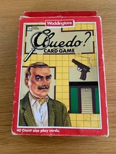 Cluedo card game for sale  YORK
