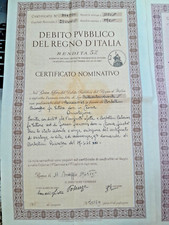 1943 debito pubblico usato  Caserta
