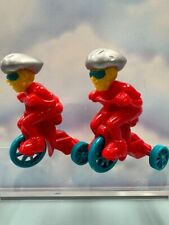 Vintage 1995 Wendy's Push Triciclo Bicicleta Brinquedo Com Piloto Vermelho (2) Pacote comprar usado  Enviando para Brazil