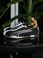 Tênis Vintage PUMA Speed Cat H-Street Y2K Malha Preto Branco Tamanho 40 (25,5 cm) comprar usado  Enviando para Brazil