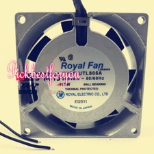 ROYAL FAN UTL806A ventilador de refrigeração quadro de alumínio 220VAC 7/6W 80*80*25MM #MD64 QL comprar usado  Enviando para Brazil