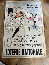 Loterie nationale affiche d'occasion  Thury-Harcourt