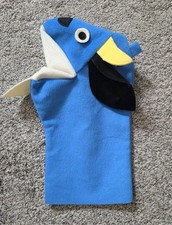 Boneco de mão de feltro Baby Einstein Vincent Van cabra azul anos 90 Y2K bebê criança , usado comprar usado  Enviando para Brazil