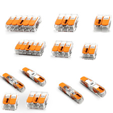 Conectores de cabo de fio elétrico reutilizáveis WAGO 221 412 413 415 612 613 615 2411 comprar usado  Enviando para Brazil