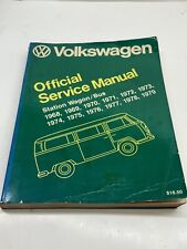 Usado, 1968 - 1978 VW Bus Station Wagon manual de serviço de fábrica 69 70 71 72 73 74 75 76 comprar usado  Enviando para Brazil