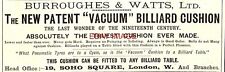 1907 advert burroughes for sale  SIDCUP