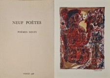 Poetes lithographies ozenda d'occasion  Vence
