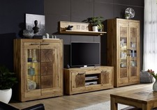 Wohnwand anbauwand massivholz gebraucht kaufen  Eltmann