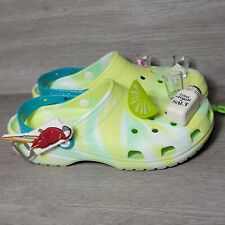 Tamanco Crocs x Jimmy Buffet Margaritaville edição limitada tamanho M10 W12 mármore limão, usado comprar usado  Enviando para Brazil