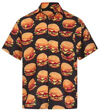 Burger shirt hawaiian for sale  SMETHWICK