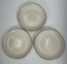 Lenox®️ 4” redondo recortado manteiga pat especialidade 3 pratos feitos nos EUA comprar usado  Enviando para Brazil