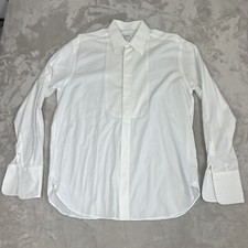Camisa social masculina Armani Collezioni L 16.5/42 branca botão babador punho francês formal comprar usado  Enviando para Brazil