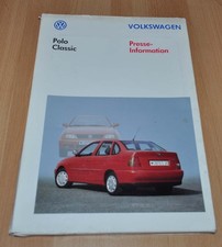 1995 Volkswagen VW Polo Classic Zestaw prasowy Photo Factory (14) Broszura Broszura Broszura D na sprzedaż  PL
