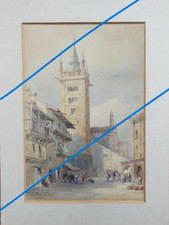 Acquerello torre cattedrale usato Acquerello torre cattedrale usato  Sarezzo