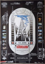 Poster plakat südbahn gebraucht kaufen Poster plakat südbahn gebraucht kaufen  München