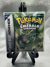Pokemon Emerald Nintendo GBA Jogo com Caixa, Manual, Pôster, Insere Nova Bateria comprar usado  Enviando para Brazil