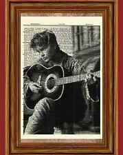 Cartaz River Phoenix dicionário arte impressão livro vintage guitarra retrato comprar usado  Enviando para Brazil