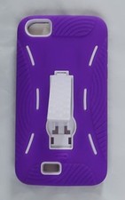 Capa telefone roxa resistente resistente suporte para BLU Studio 5.OC/D536U, usado comprar usado  Enviando para Brazil