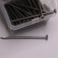 (55-Pk) Parafuso quadrado de madeira de cabeça chata Grabber #10 x 3-1/2&quot; XGTST350 comprar usado  Enviando para Brazil