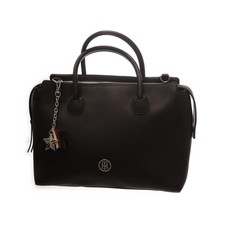 Tommy Hilfiger, torebka, damska, poliuretan, czarna, 32, 12, 24 cm #rozm. V na sprzedaż  PL