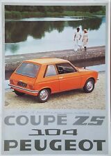 Depliant peugeot 104 usato  Roma