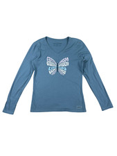 Camiseta Life is Good feminina azul gola redonda trituradora GG comprar usado  Enviando para Brazil