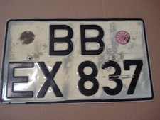 Nummernschild mix din gebraucht kaufen  Kaisersesch-Umland